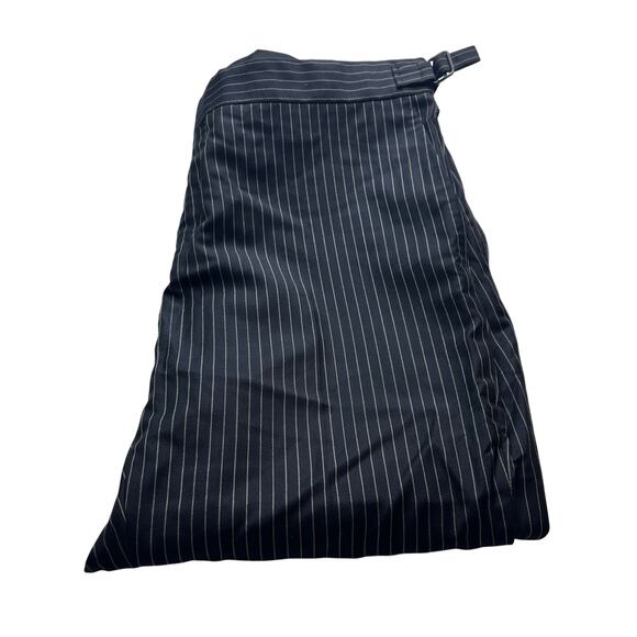10-32 RALPH LAUREN Men's Dress Pants Pin Stripe Black Size 32